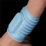 Inel / Manson Penis Cu Vibratii Spiral Knights, Albastru, Lovetoy