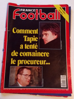 Revista fotbal - &amp;quot;FRANCE FOOTBALL&amp;quot; (06.07.1993) foto