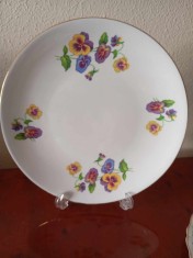 Platou Farfurie Windsor Pansies Bone China foto