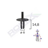 CLIPS FIXARE PENTRU BMW 6X14.8MM - NEGRU SET 10 BUC 62031