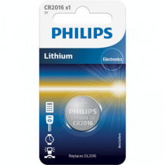 Philips CR2016 3v baterie plata cu litiu Con?inutul pachetului 1 Bucata foto