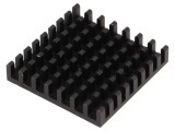 Radiator Aluminiu Negru 31x31x6mm