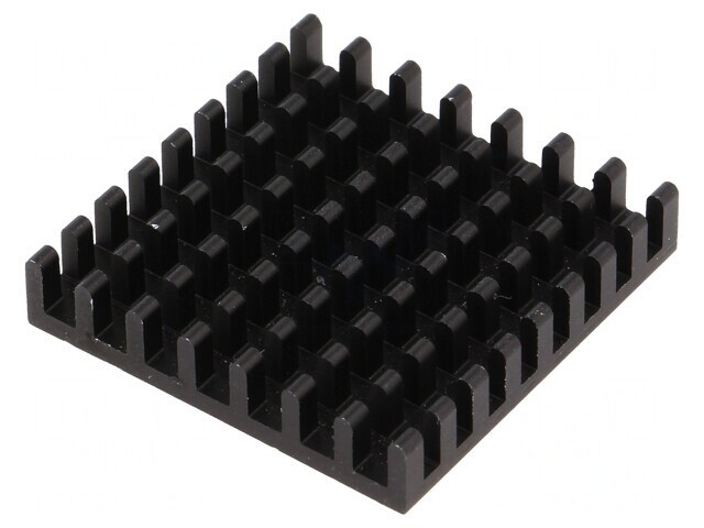Radiator Aluminiu Negru 31x31x6mm