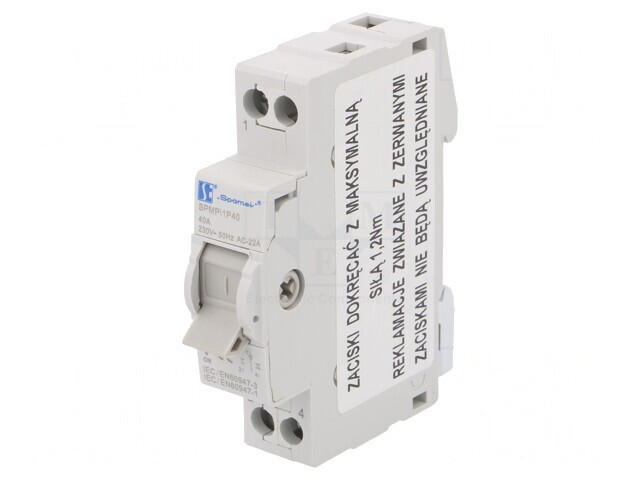 Comutator rețea-generator 40A 240/415VAC IP20