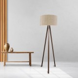 Stehlampe Newport Hellbraun [lux.pro] HausGarden Leisure