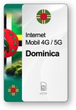 eSIM Internet Dominica, valabil 30 zile, trafic 10 GB, Standard