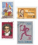 Rom&acirc;nia, LP 476/1959; LP 567/1963; LP 748/1970, LP 802/1972, 4 serii oblit.