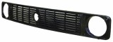 Grila radiator VW Transporter (T3), 07.1979-1992, negru, 255853652B, 956505 cu 2 locas lampi