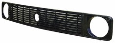 Grila radiator VW Transporter (T3), 07.1979-1992, negru, 255853652B, 956505 cu 2 locas lampi foto