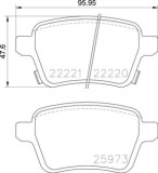 BREMBO P 59 086 PRIME LINE set placute frana,frana disc