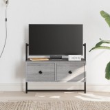 VidaXL Dulap TV montat pe perete, gri sonoma, 60,5x30x51 cm, lemn