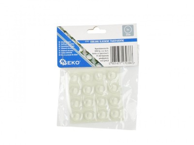 Set protectie de silicon pentru mobila, 12 mm, 16 elemente, Geko G29822 foto