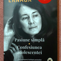 Pasiune simpla. Confesiunea adolescentei. Editura Pandora, 2022 - Annie Ernaux