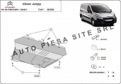 Scut metalic motor Citroen Jumpy fabricat incepand cu 2007 APS-30,033 foto
