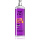 TIGI Bed Head Serial Blonde balsam pentru regenerare pentru parul blond cu suvite 600 ml