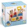 Set Bricolaj Minibrico Djeco, 18 luni+, Unelte Lemn, Multicolor, Baieti/Fete, 9 Piese, Jucarie Educativa
