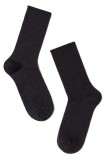 Șosete damă din bumbac fără elastic, Conte Elegant Comfort 000, 36-37 (23), Negru
