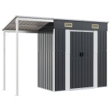 Cumpara ieftin Sopron gradina acoperis extins, antracit 277x107x181 cm, otel