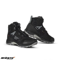 Ghete (cizme) pentru scuter - motocicleta Adventure (Touring) Unisex Seventy model SD-BA7 Stelvio culoare: negru/gri Negru/gri 36
