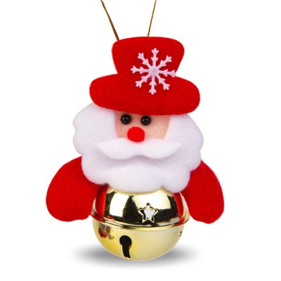 Ornament pentru brad - Mos Craciun cu clopot - 11 x 10 cm Best CarHome foto