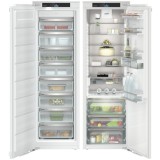Combinatie side by side incorporabila Liebherr IXRF 5155, 509 L, No frost, Display TFT 2,4&rdquo; color, ecran Touch &amp;amp; Swipe, SuperCool, SuperFrost, Bio