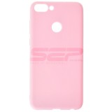 Husă TPU Matte Roșie Huawei P Smart - Protecție Telefon Antialunecare