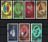 Cumpara ieftin MONGOLIA 1987 - Costume populare, costume cu bijuterii/ serie completa