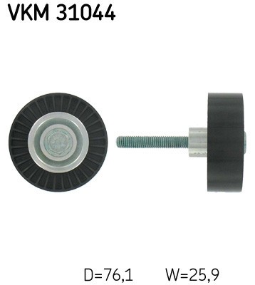 SKF VKM 31044 Rola ghidare/conducere, curea transmisie foto