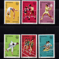 RO 1988 LP 1203 " JO de Vara , Seul - Preolimpiada", serie, MNH