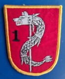 Ecuson Lupul Dacic emblema patch original Divizia 1 Dacica infanterie #2