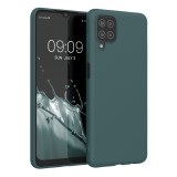 Husa pentru Samsung Galaxy A12, Silicon, Verde, 54048.171