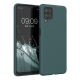 Husa pentru Samsung Galaxy A12, Silicon, Verde, 54048.171, Carcasa