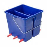 Găleată Alăptare Miei Iezi 10L, 6 Tetine 70mm cu Ventil, Montare Gard, Plastic Dur, Hranire Multipla