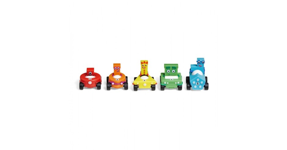Set mini vehicule Numberblocks educative pentru numarare si joaca, 3 ...