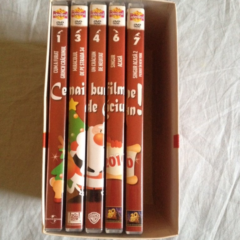 DVD-uri cu filme de Craciun - de la Editura Adevarul | arhiva Okazii.ro