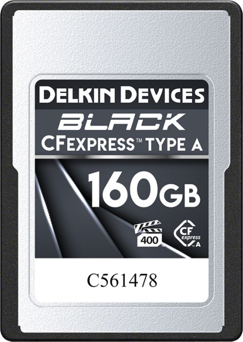 Delkin CFexpress BLACK, VPG400 (Type A) 160GB
