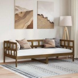 VidaXL Pat de zi, maro miere, 80x200 cm, lemn masiv de pin 820215