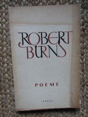 Robert Burns - Poeme foto