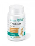 Drojdie de Bere 500mg Rotta Natura, 60 capsule - Supliment alimentar natural, bogat in vitamine si minerale pentru piele, par si unghii