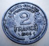 1.575 FRANTA WWII 2 FRANCS FRANCI 1945, Europa, Aluminiu