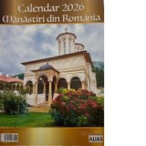 Calendar de perete 6 file. Manastiri din Romania 2026