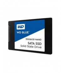 Ssd wd 250gb blue 2.5 sata 3.0 3d nand r/w foto