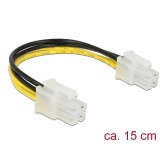 Cablu de alimentare P4 T-T 0.15m, Delock 85450