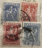 Timbre Grecia Interbelica TMBGR - lot/grup/serie 4