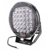 Proiector LED Auto Offroad 96W, 12V-24V, 7200 Lumeni, Rotund, Spot Beam 30 Grade, Xenon Bright