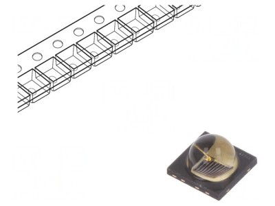 Emiţător IR 860nm 780mW 45&amp;deg; Transparent foto