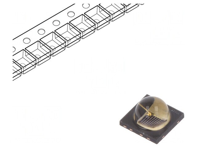 Emiţător IR 860nm 780mW 45&deg; Transparent