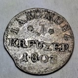 Germania Hessen-Darmstadt 1 kreuzer 1803 argint Ludovic X, Europa
