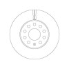 Set discuri frana fata TRW, Audi A3 (8V), 2012-, Seat Leon (5F), 2012-, Leon SC-, Leon ST, Skoda Octavia III (5E), 2012-, VW Golf Alltrack VII, Golf