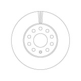 Set discuri frana fata TRW, Audi A3 (8V), 2012-, Seat Leon (5F), 2012-, Leon SC-, Leon ST, Skoda Octavia III (5E), 2012-, VW Golf Alltrack VII, Golf
